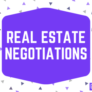 Real Estate Negotiations | 9/8/25 | 10a-1p (3hrs) | SC