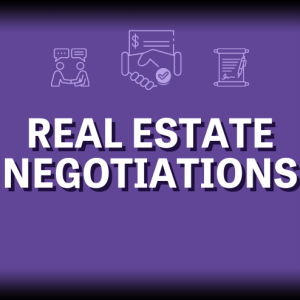 Real Estate Negotiations | 3/23/26 | 9a-12p (3hrs) | AL